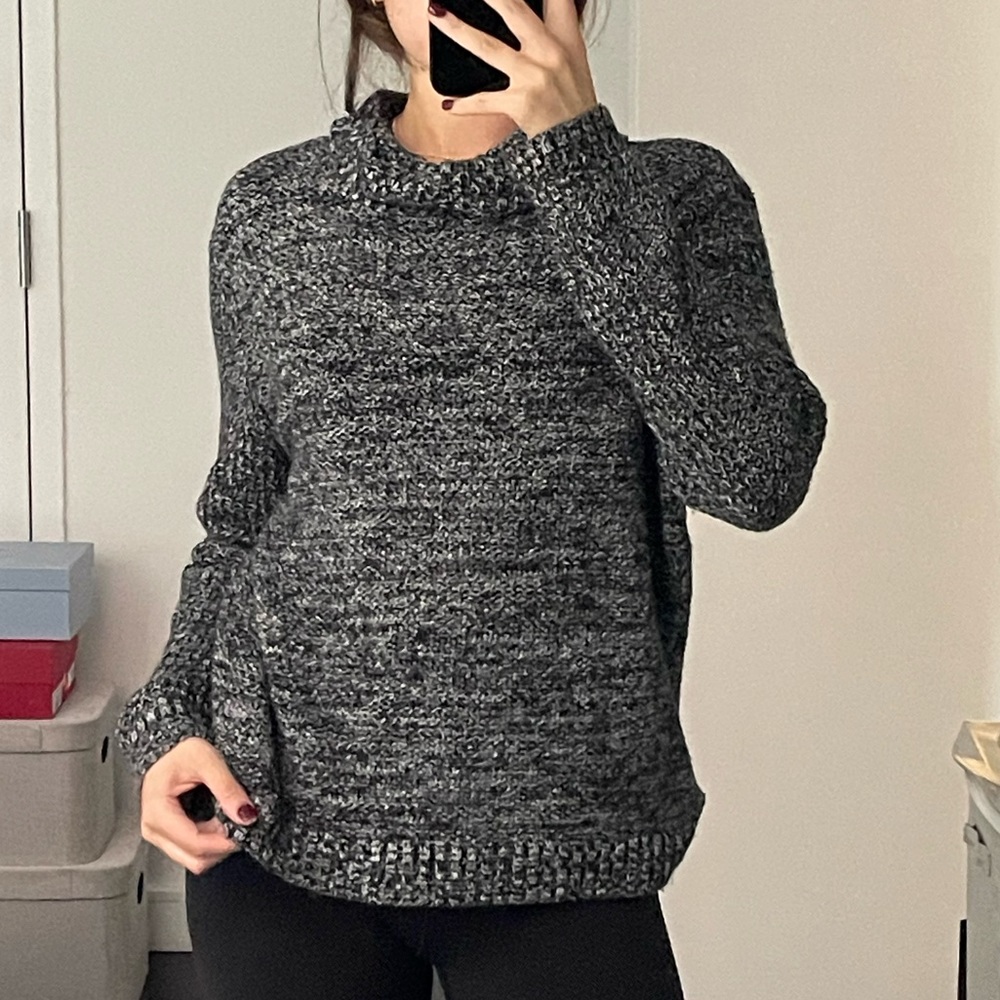 Cozy knit turtleneck sweater